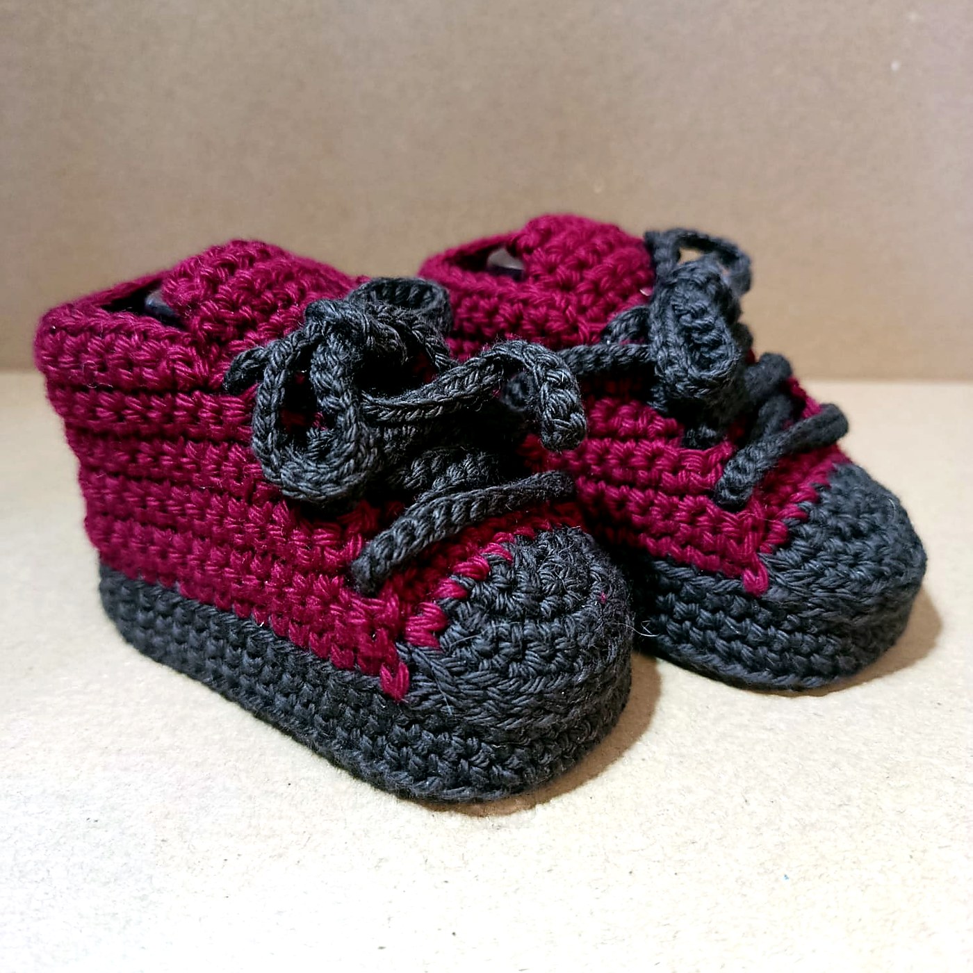 Bota Serie Chocolate artesanal en crochet - imagen 10