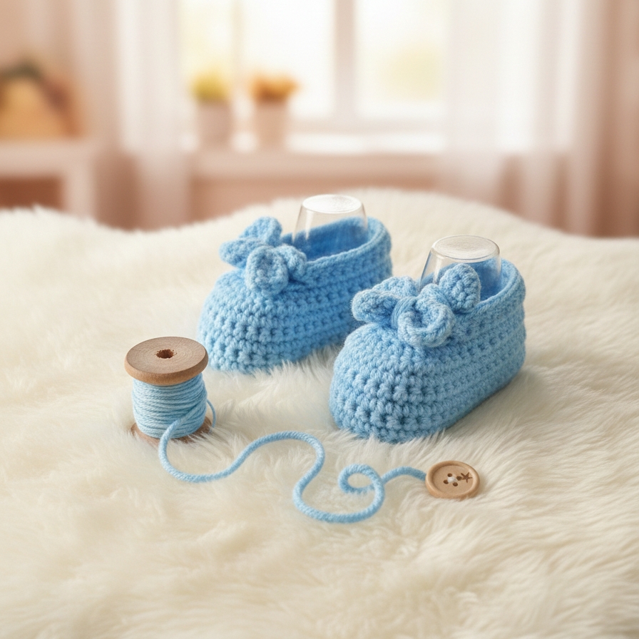 Patuco Lazada Prestosa artesanal en crochet - imagen 1