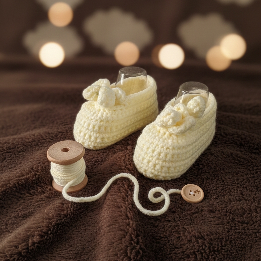 Patuco Lazada Prestosa artesanal en crochet - imagen 3