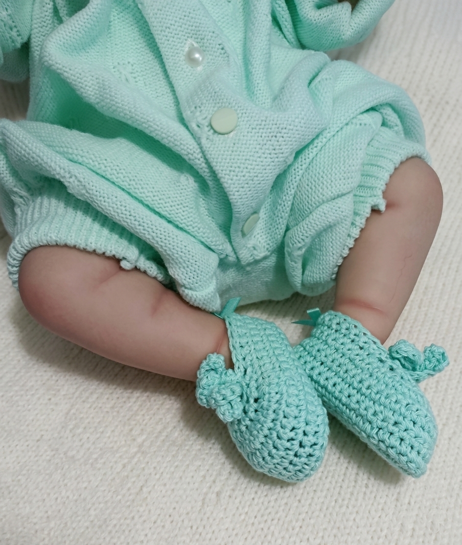 Patuco Lazada Prestosa artesanal en crochet - imagen 4