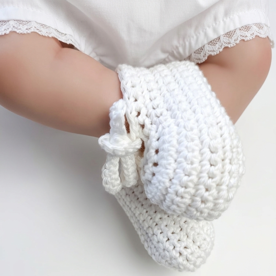 Patuco Lazada Prestosa artesanal en crochet - imagen 5