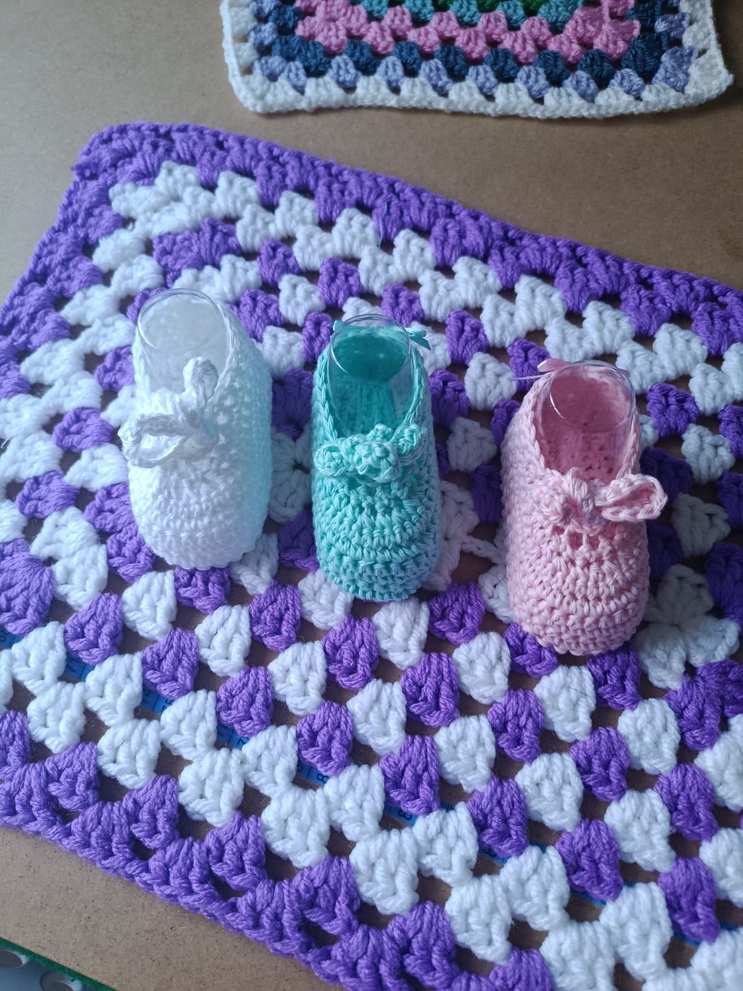 Patuco Lazada Prestosa artesanal en crochet - imagen 7