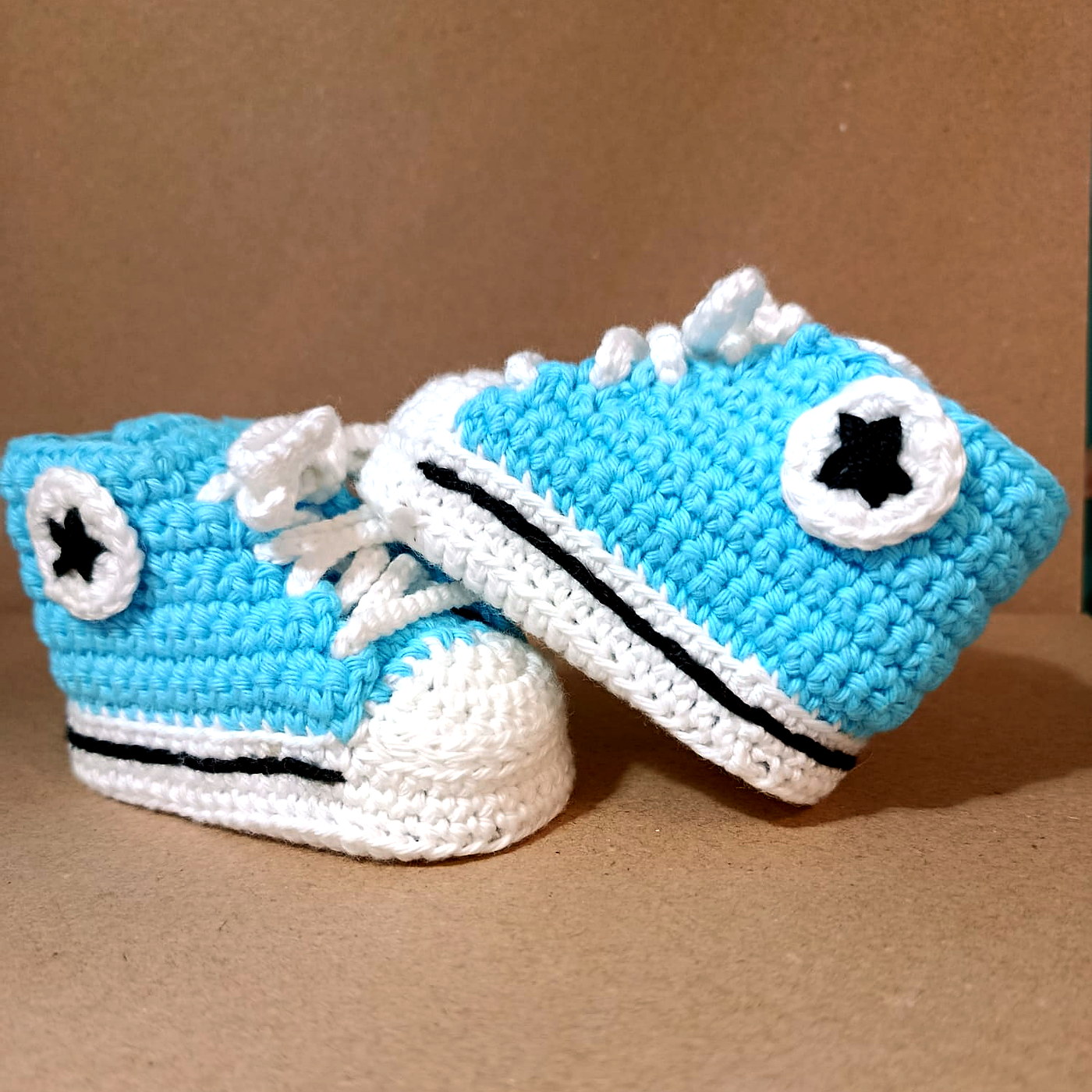 Patuco Prestosa Star artesanal en crochet - imagen 1